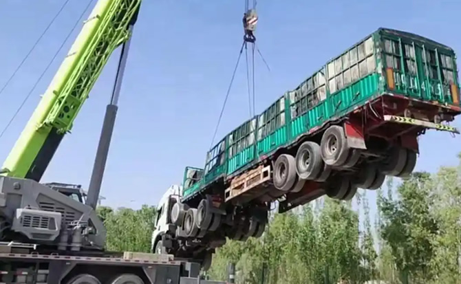 七星关区道路脱困救援案例